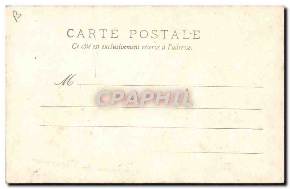 CPA Folklore Berger landais filant  — Verso