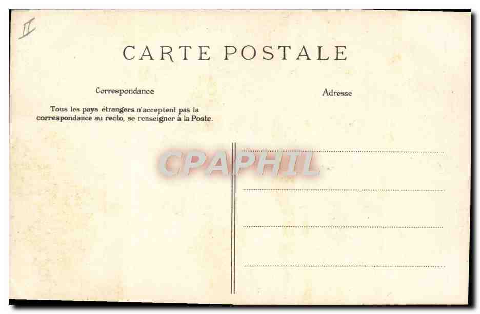 CPA Folklore Le chemin du village  — Rückseite