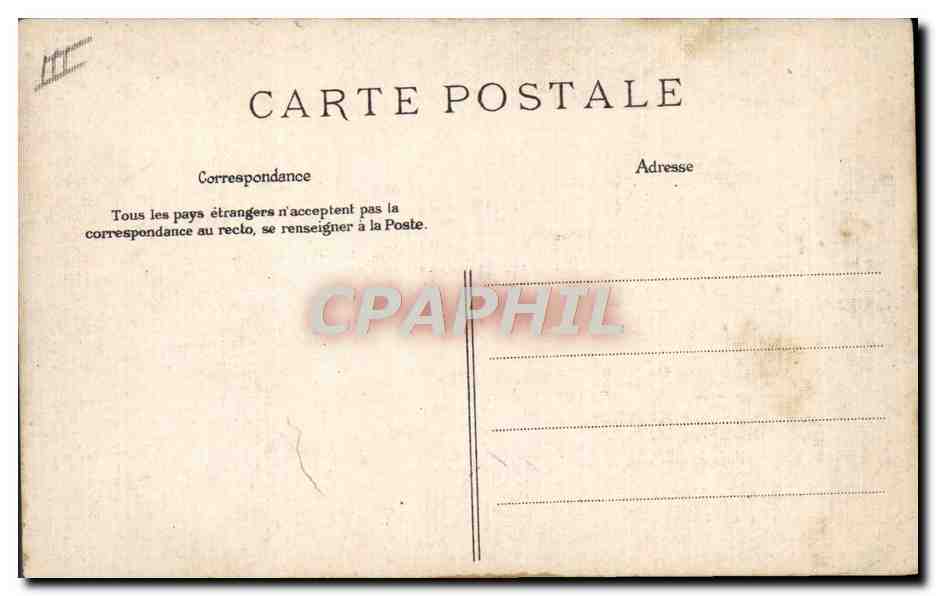 CPA Folklore Le retour a la ferme — Verso