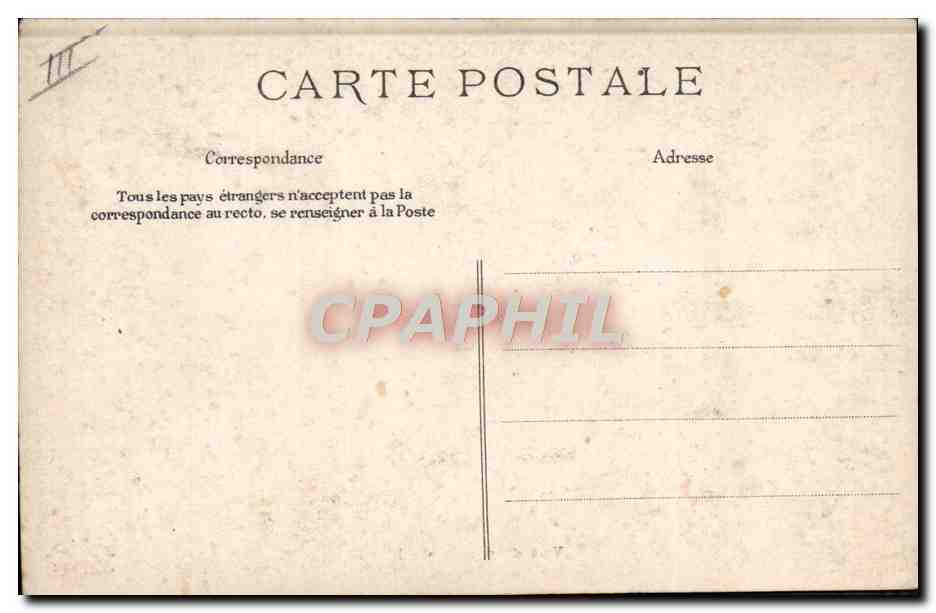 CPA Folklore Vue d'un coin de mare Boeufs  — Verso
