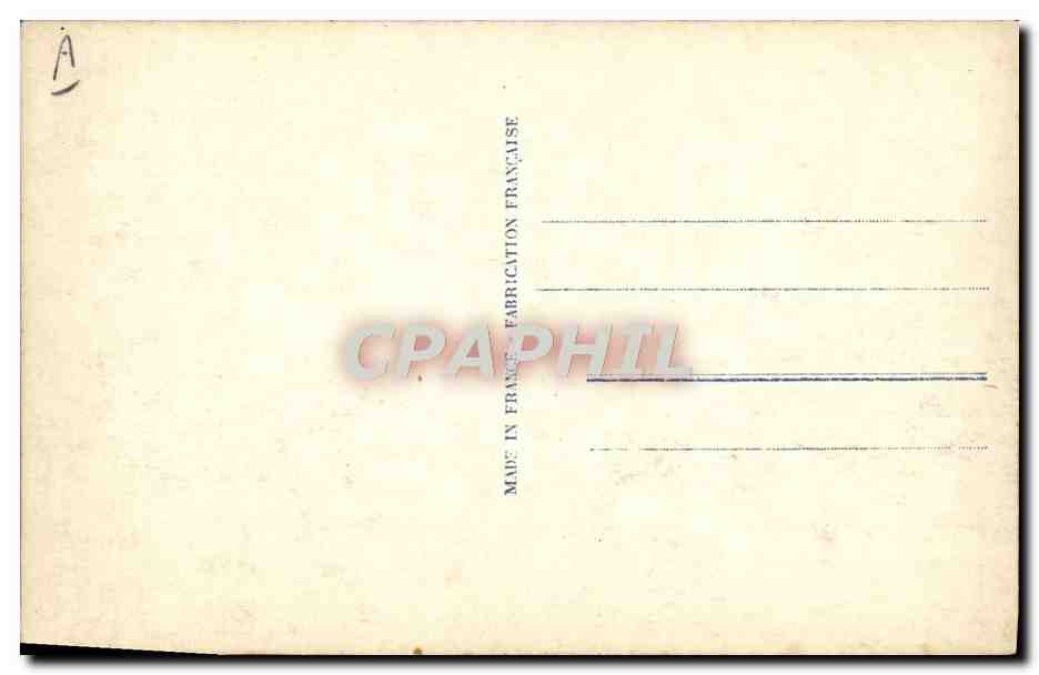 CPA Bateau Paquebot Ile de France  — Verso