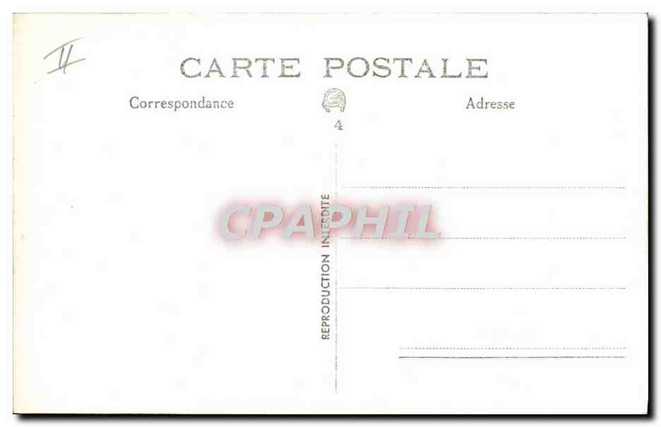 Le paquebot Jean Hermoz — dans un port — éditeur CPAPHIL, n°4 — Reverso