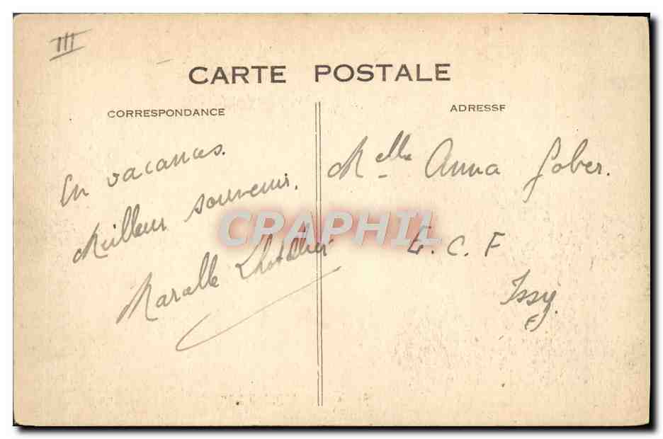 CPA Bateau Paquebot Ile de France Le Havre  — Verso