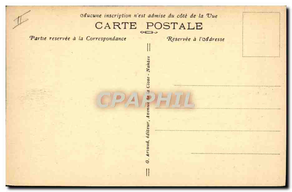 CPA Bateau Paquebot Transatlantique Ile de France  — Verso