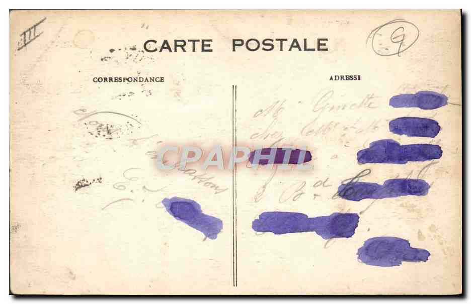 Le paquebot "Ile-de-France" — détail technique et navigation — éditeur G.F., Le Havre — Verso