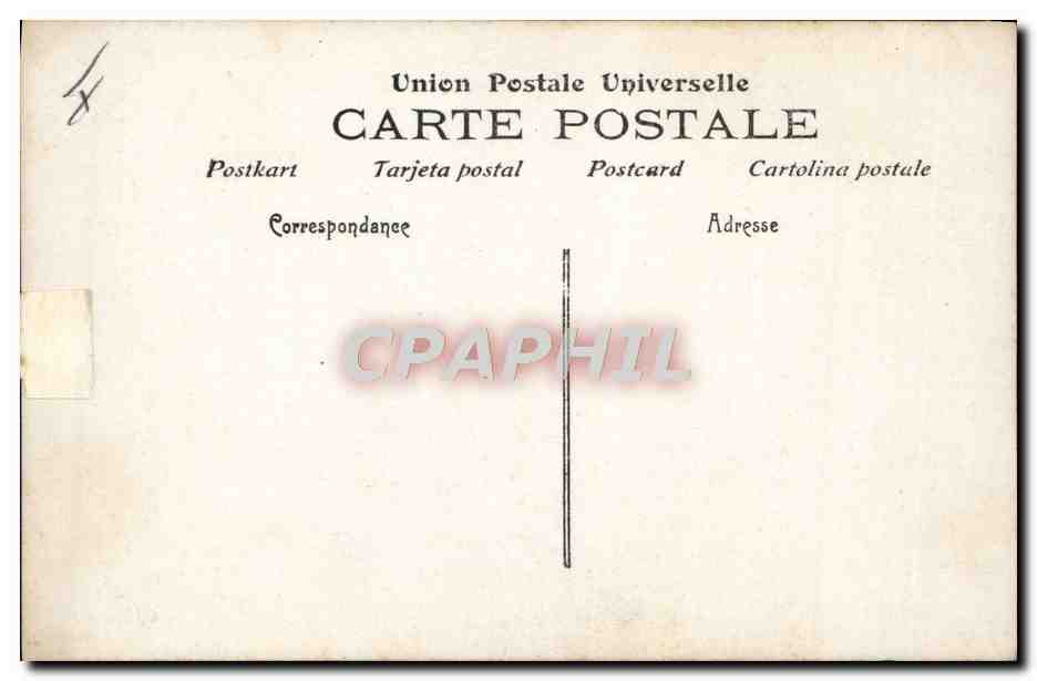 Twee personen die zich besprenkelen aan zee — poëtisch tekst — uitgever Union Postale Universelle, n° 192 — Achterkant
