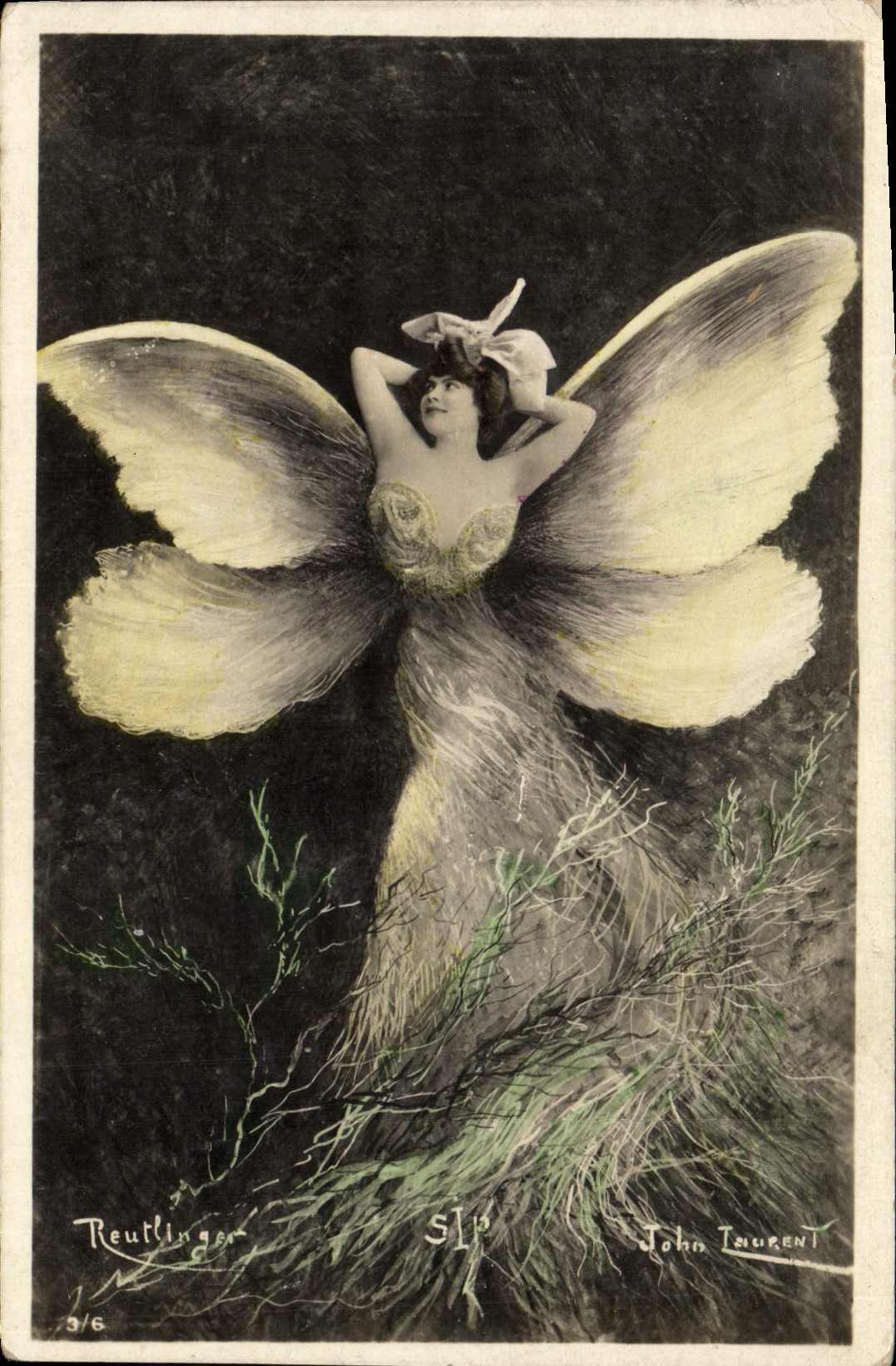 Fée aux ailes de papillon — Reutlinger — John Laurent