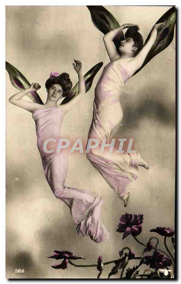 Deux fées ailées — édition CPAPHIL n° 586