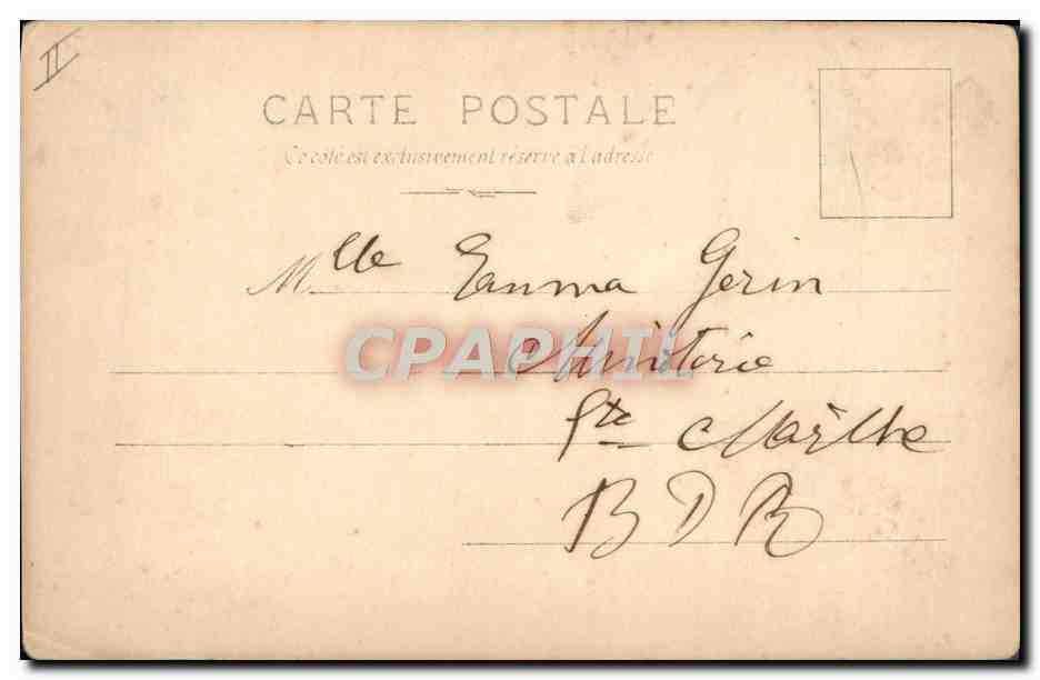 CPA Fantaisie Femme Annee 1903 — Verso