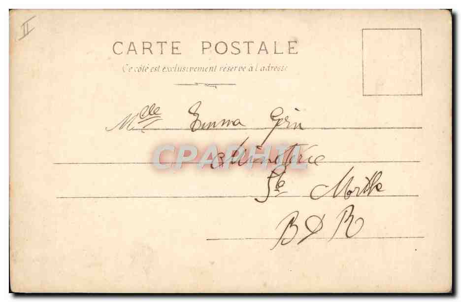 CPA Fantaisie Femme Annee 1903 — Reverso