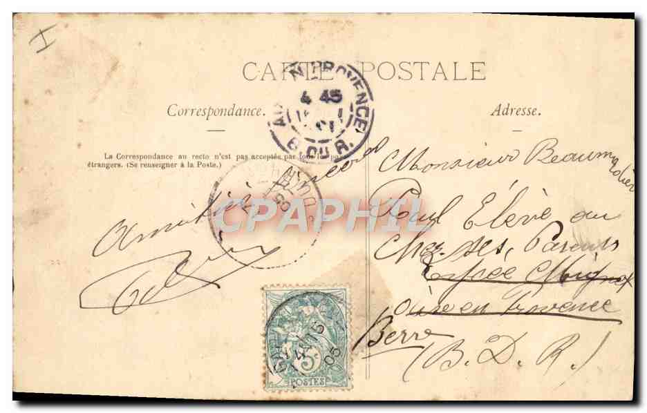 CPA Fantaisie Femme Bains de mer  — Verso