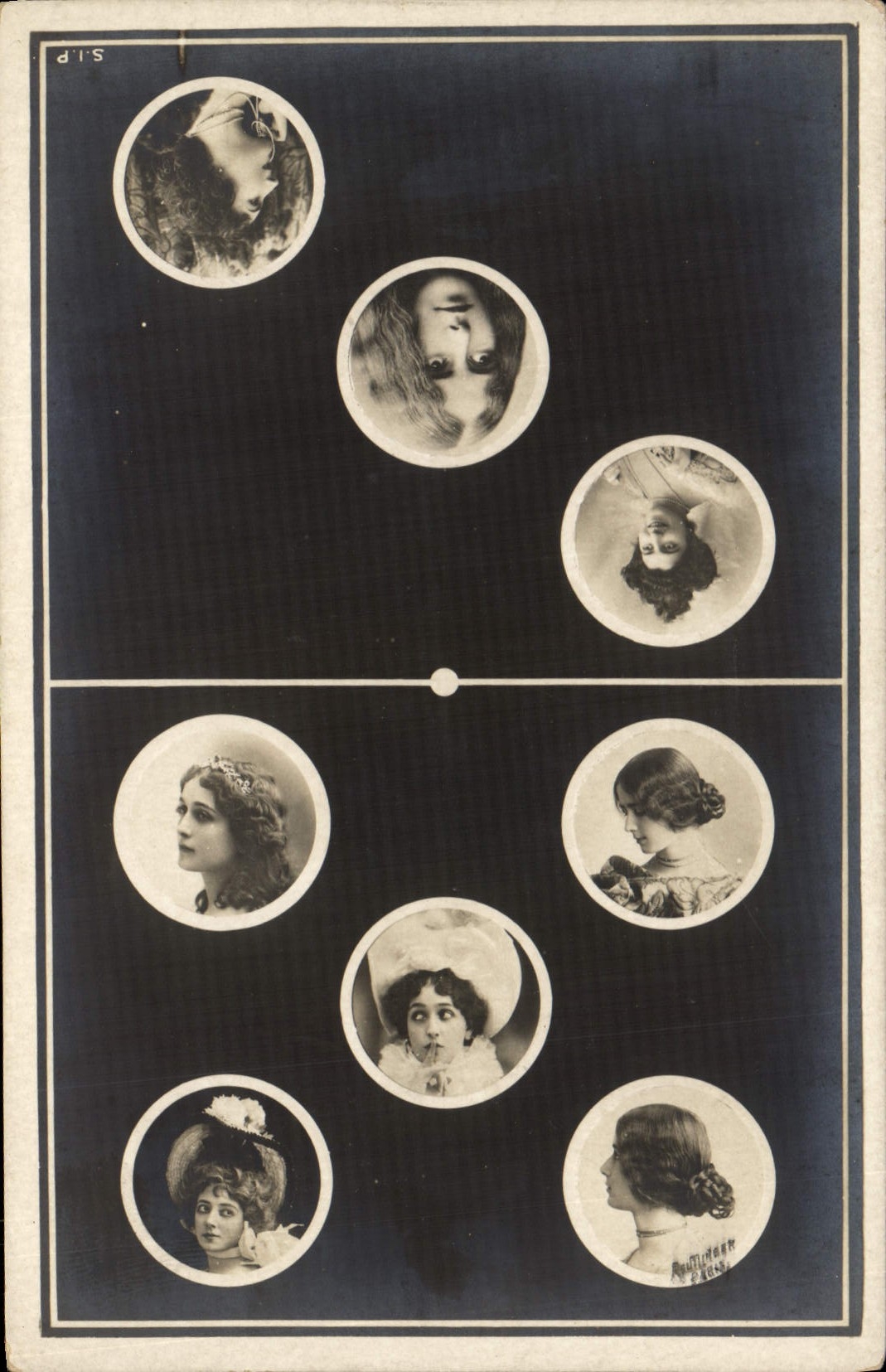 Dix portraits de femmes — éditeur d'art S.I.S. — série de collection