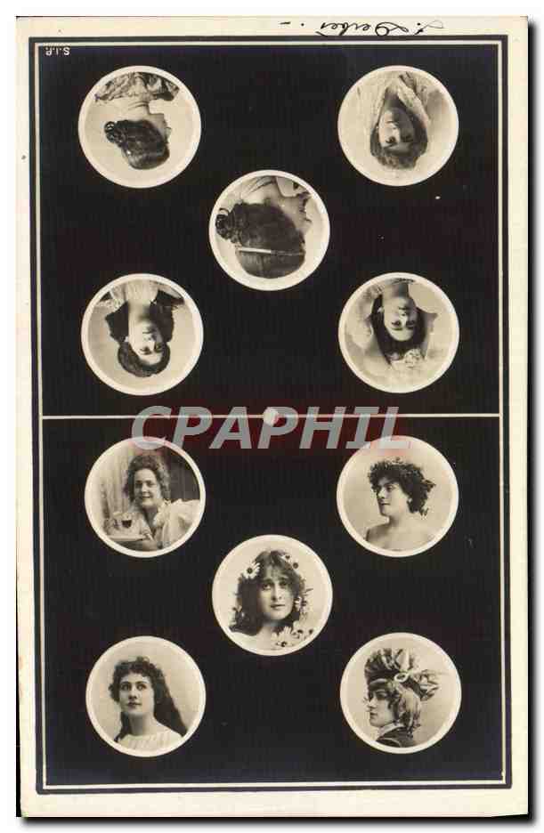 Dix-sept portraits féminins — Série S.I.F. — éditeur S.I.F. (Société d'Imprimerie et de Fabrication)