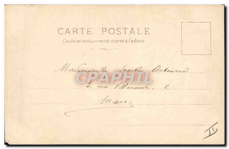 Trois jeunes femmes — portrait circulaire — F. Alleche — Verso