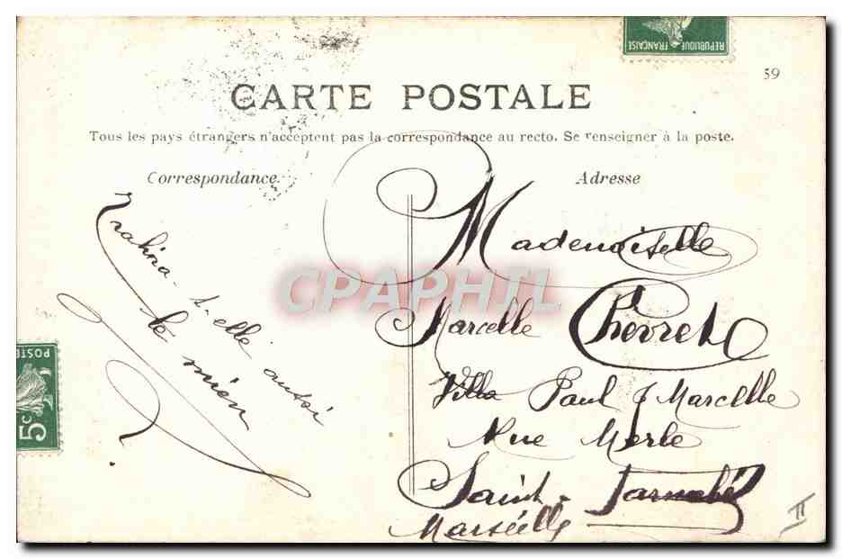 CPA Chevre Danger de confier son secret a une chevre Notre Dame de Paris La Esmeralda — Rückseite