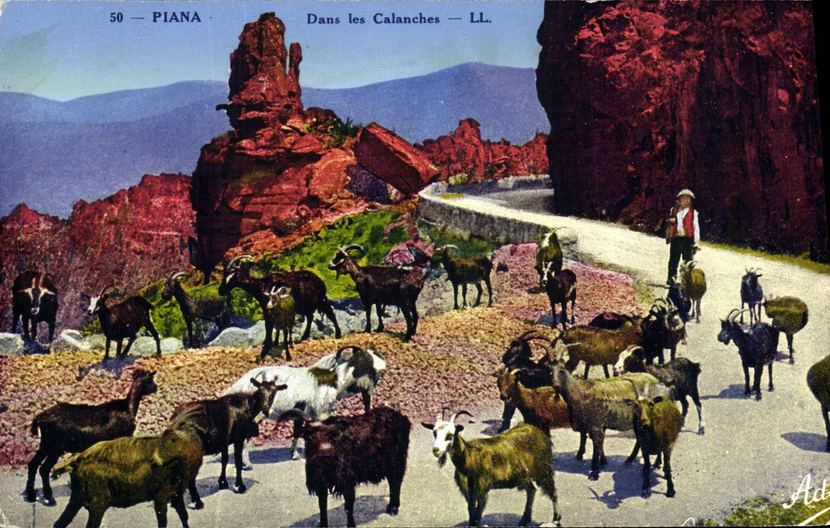 Piana — Dans les Calanches — LL.