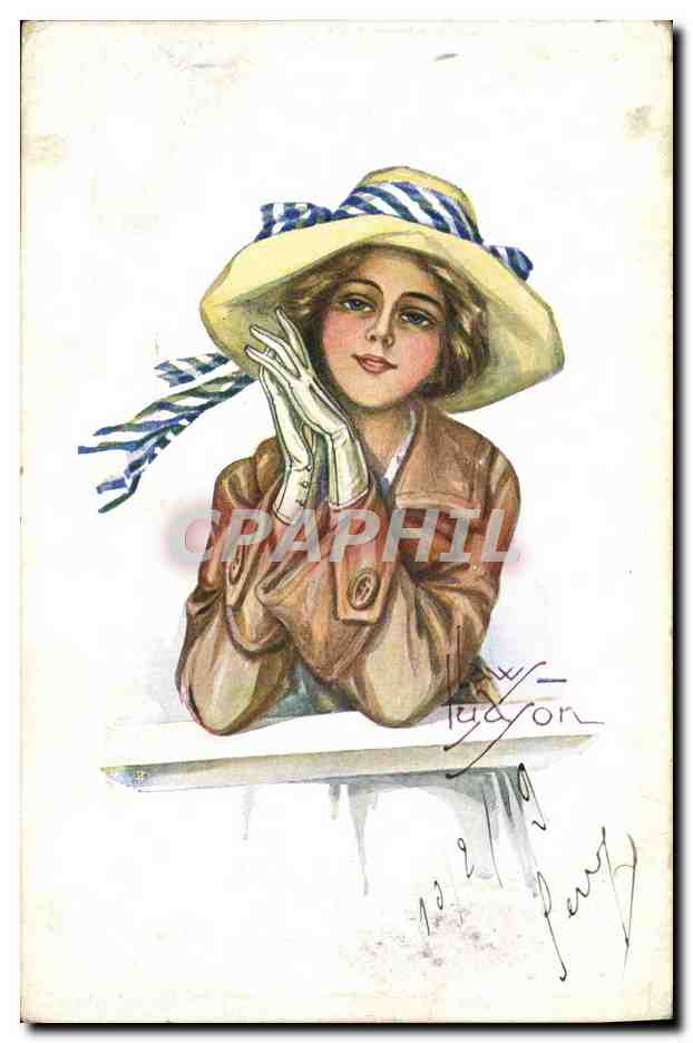 CPA Fantaisie Illustrateur Femme