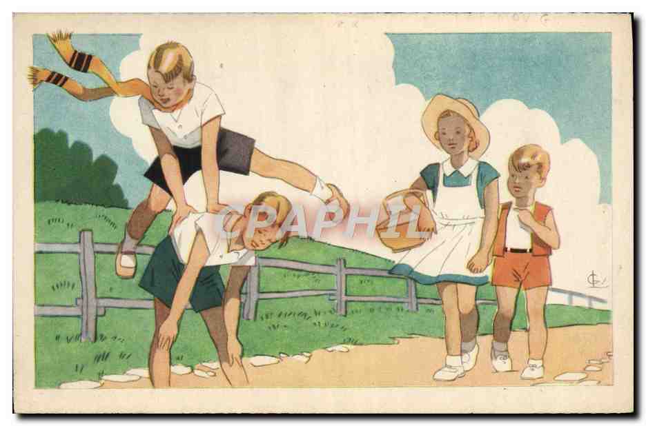 CPA Fantaisie Illustrateur Enfants