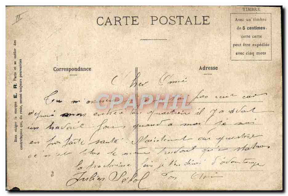 CPA Militaria Marins On s'amuse a la cantine — Rückseite
