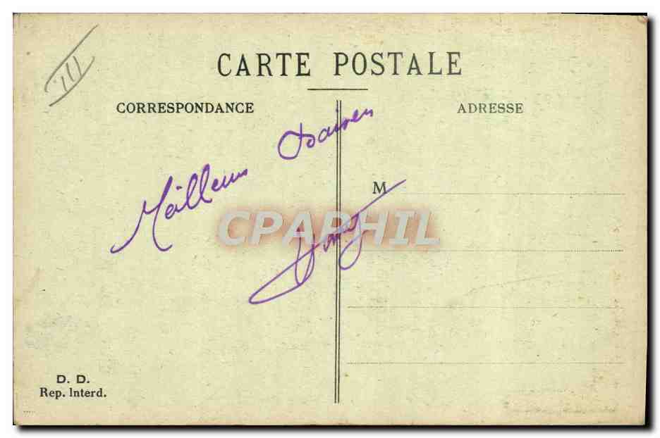 CPA Militaria Education physique — Rückseite