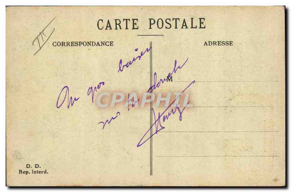 CPA Militaria Gymnastique Halterophilie  — Rückseite