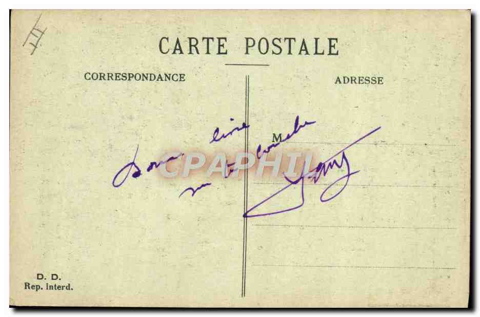 CPA Militaria Lettres — Rückseite