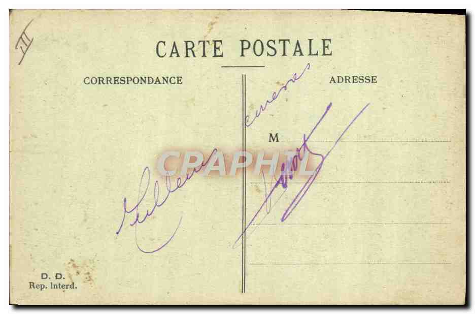 CPA Militaria Ordinaire  — Rückseite