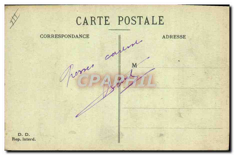 CPA Militaria Les tire au Q — Rückseite