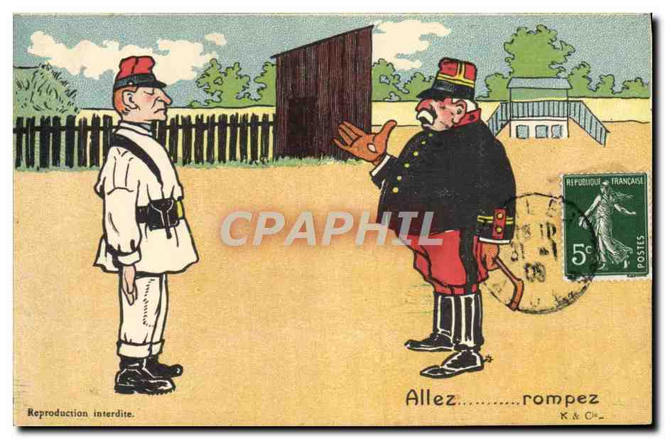 Soldat et sapeur-pompier — Allez... rompez — K & C
