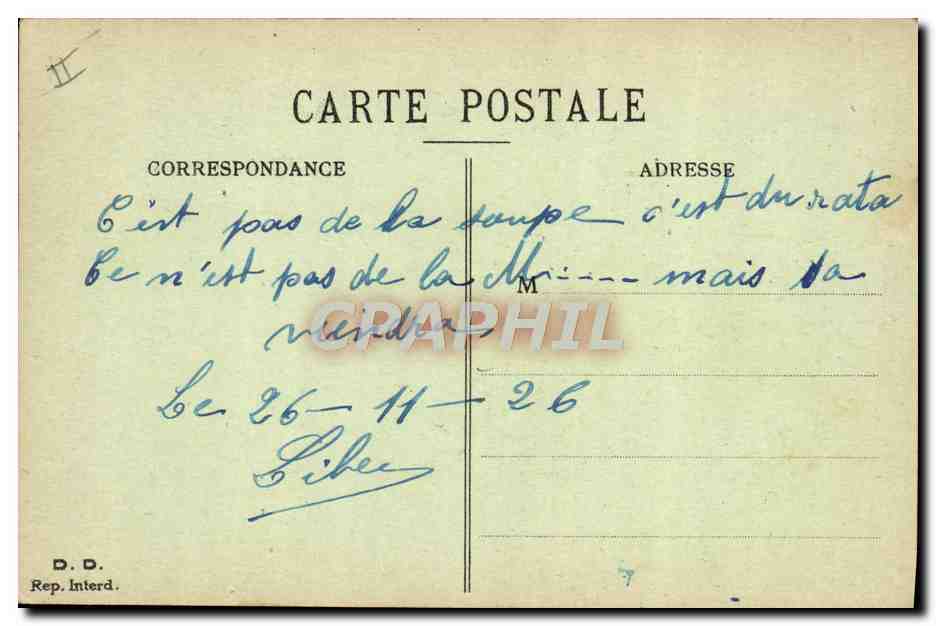 Scènes de caserne — La soupe — série 26 — éditeur A.P.J. — Reverso
