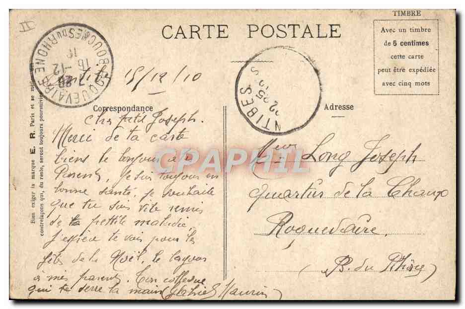 Scènes Militaires — C'est une erreur — E. R., Paris, Modèle déposé n° 15351 — Reverso