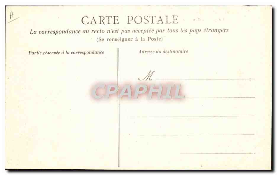 CPA Folklore La vie aux champs La gardeuse d'oies — Verso