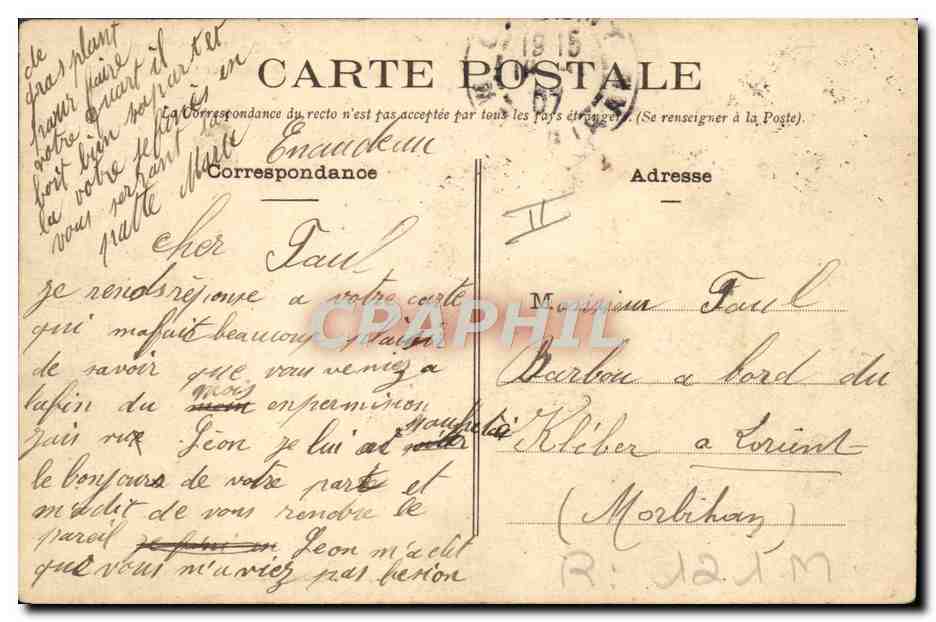 CPA Folklore La vie au grand air Interieur de ferme Boeufs TOP — Rückseite