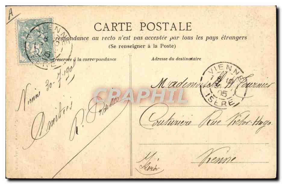 CPA Folklore La vie aux champs La sorciere  — Verso