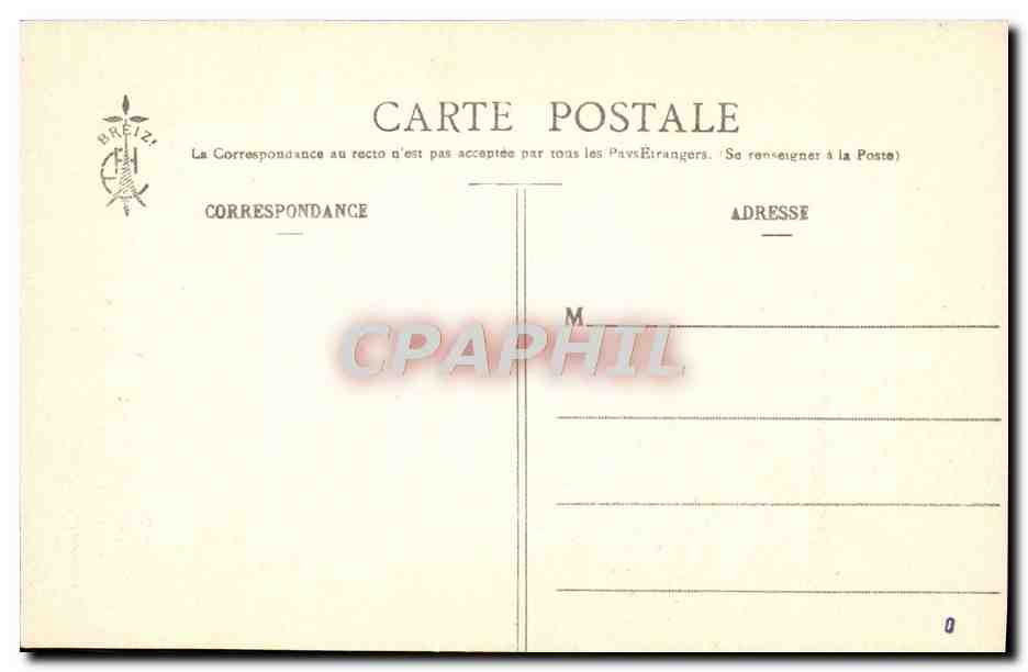 CPA Folklore Les chansons de Botrel Kenavo  — Verso