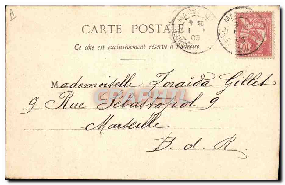 CPA Folklore Vieilles chansons La musette  — Verso