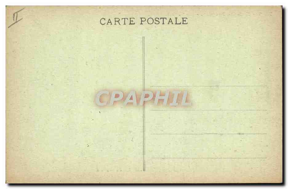 CPA Folklore Enfants bretons La dinette  — Verso
