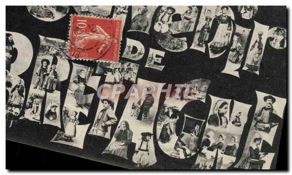 CPA Folklore Bretagne 
