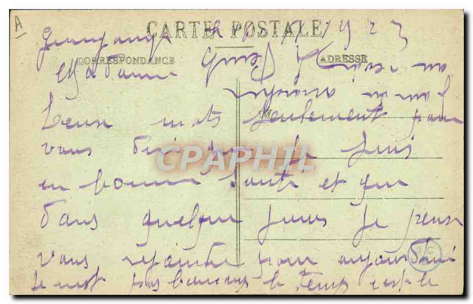 CPA Folklore La toilette Pays de Paimpol — Verso