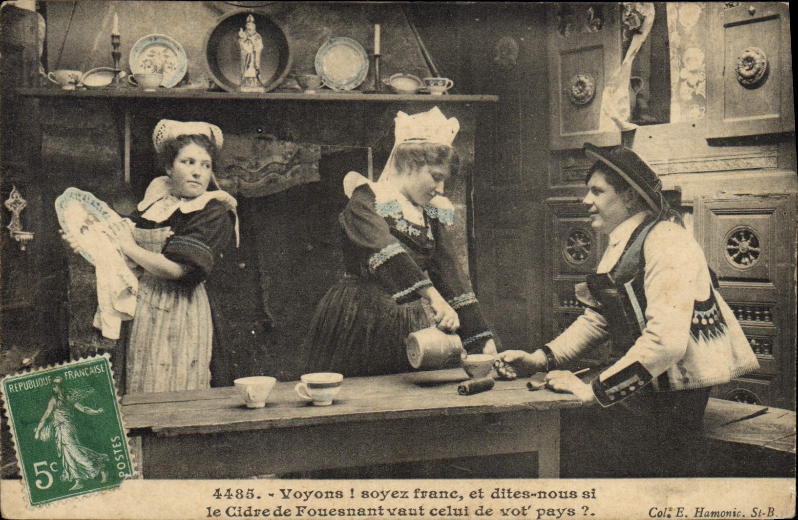 CPA Folklore Femmes