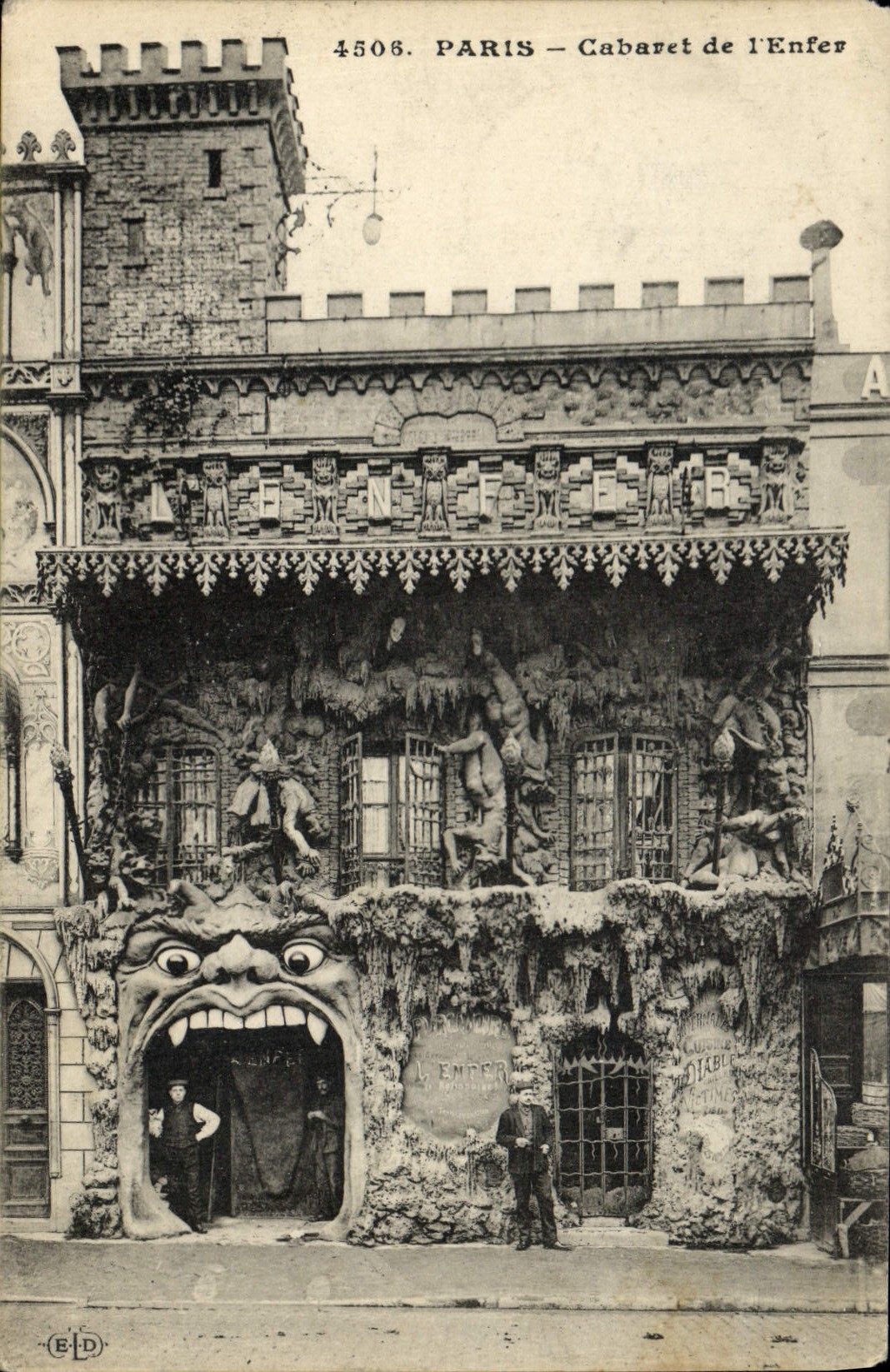 CPA Paris Cabaret de l'enfer 