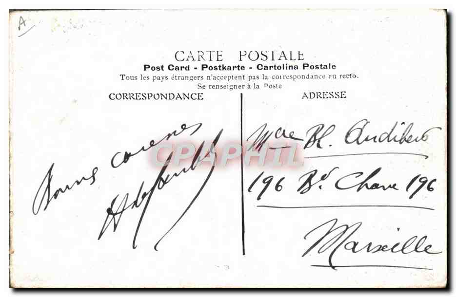 CPA L'enfer Paris Montmartre Diable — Verso