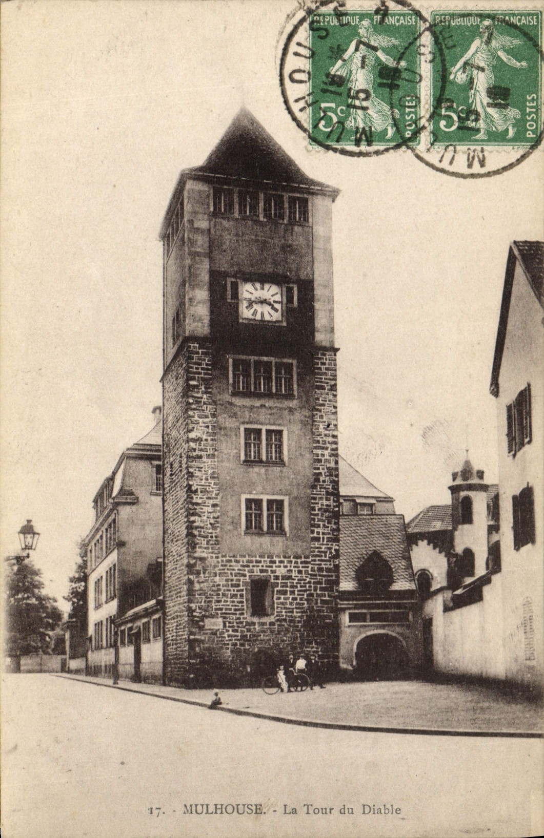 Mulhouse - La Tour du Diable — éditeur CH. Bergeret, n°17
