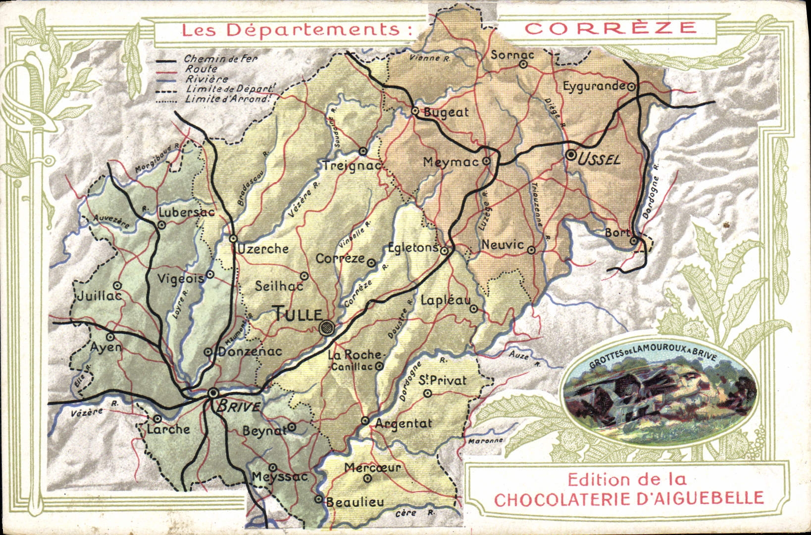 Département de la Corrèze — Édition de la Chocolaterie d'Aiguebelle