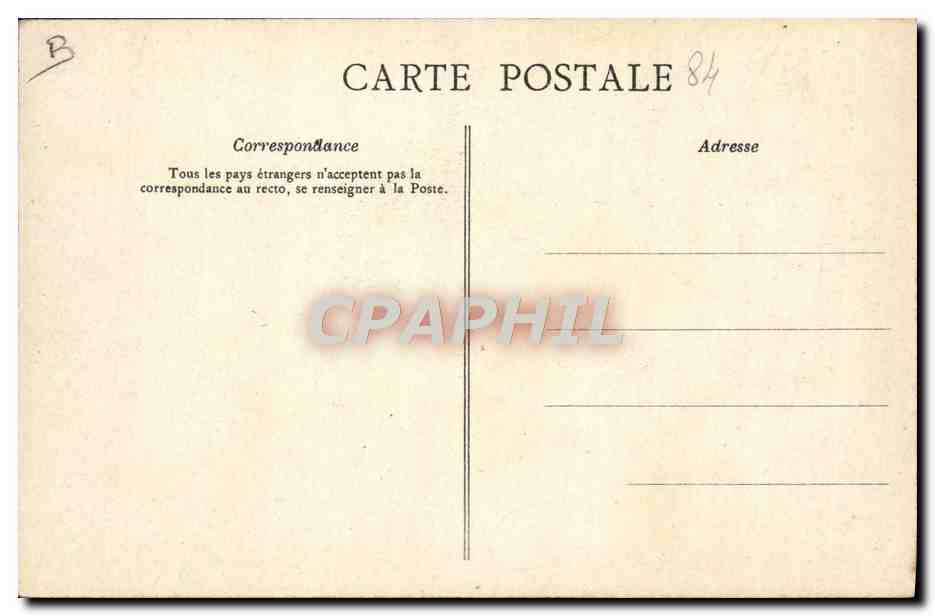 CPA Cartes geographiques Chocolaterie d'Aiguebelle Vaucluse Arc de Triomphe Orange  — Rückseite