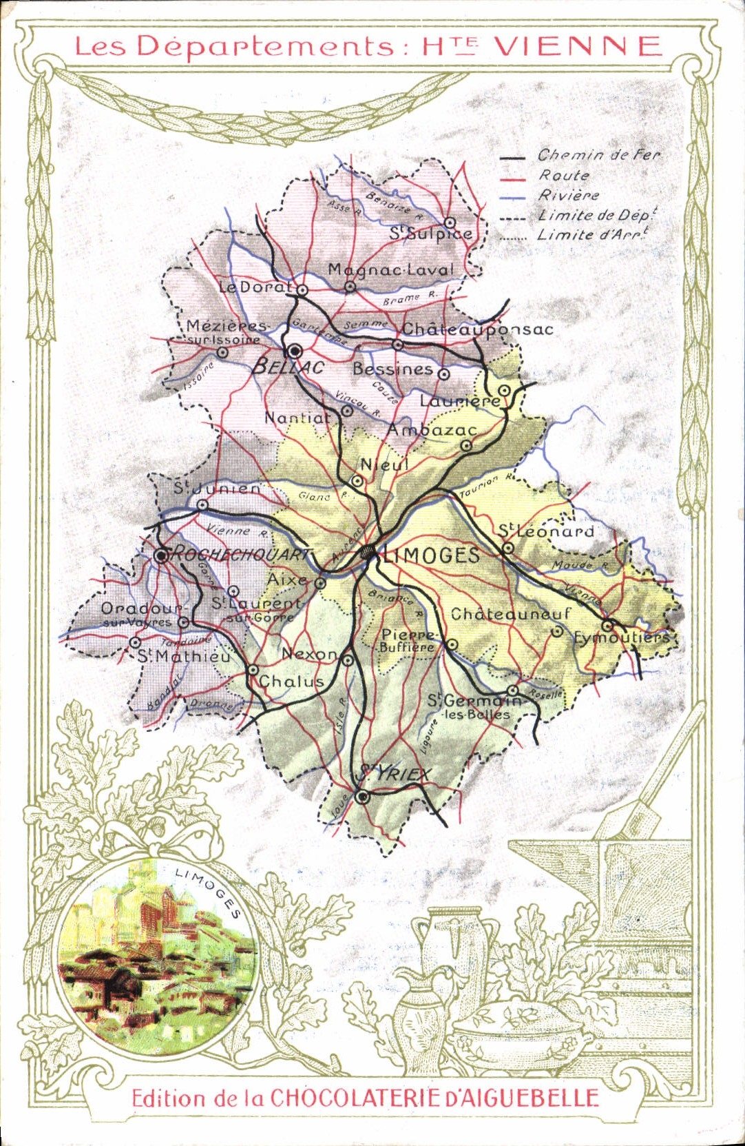 Haute-Vienne — Limousin — Édition de la Chocolaterie d'Aiguebelle