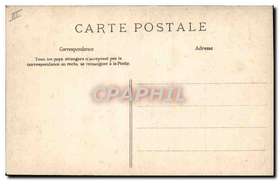 CPA Folklore Le queteur Mendiant  — Verso