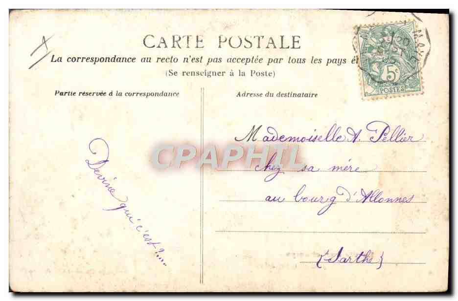 CPA Folklore Retour pour le repos de midi Attelage Boeufs  — Rückseite