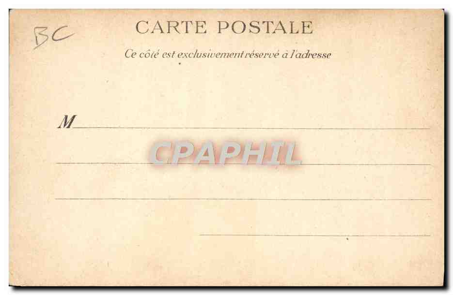 CPA Folklore Cueillette des cassies — Rückseite