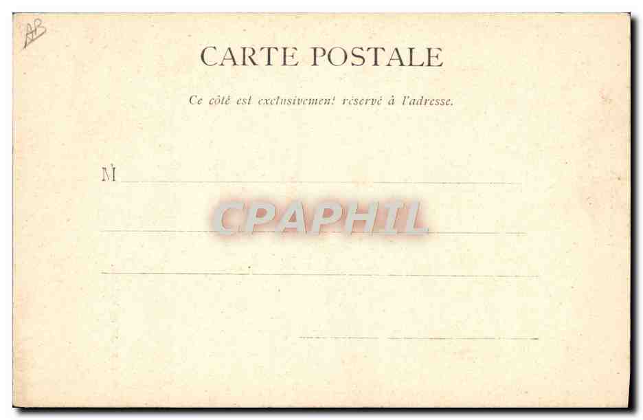 CPA Folklore Paysans Cancans de village  — Verso